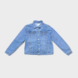 Stacey Denim Jacket Women's Size Small 100% Cotton Light Wash Jeans